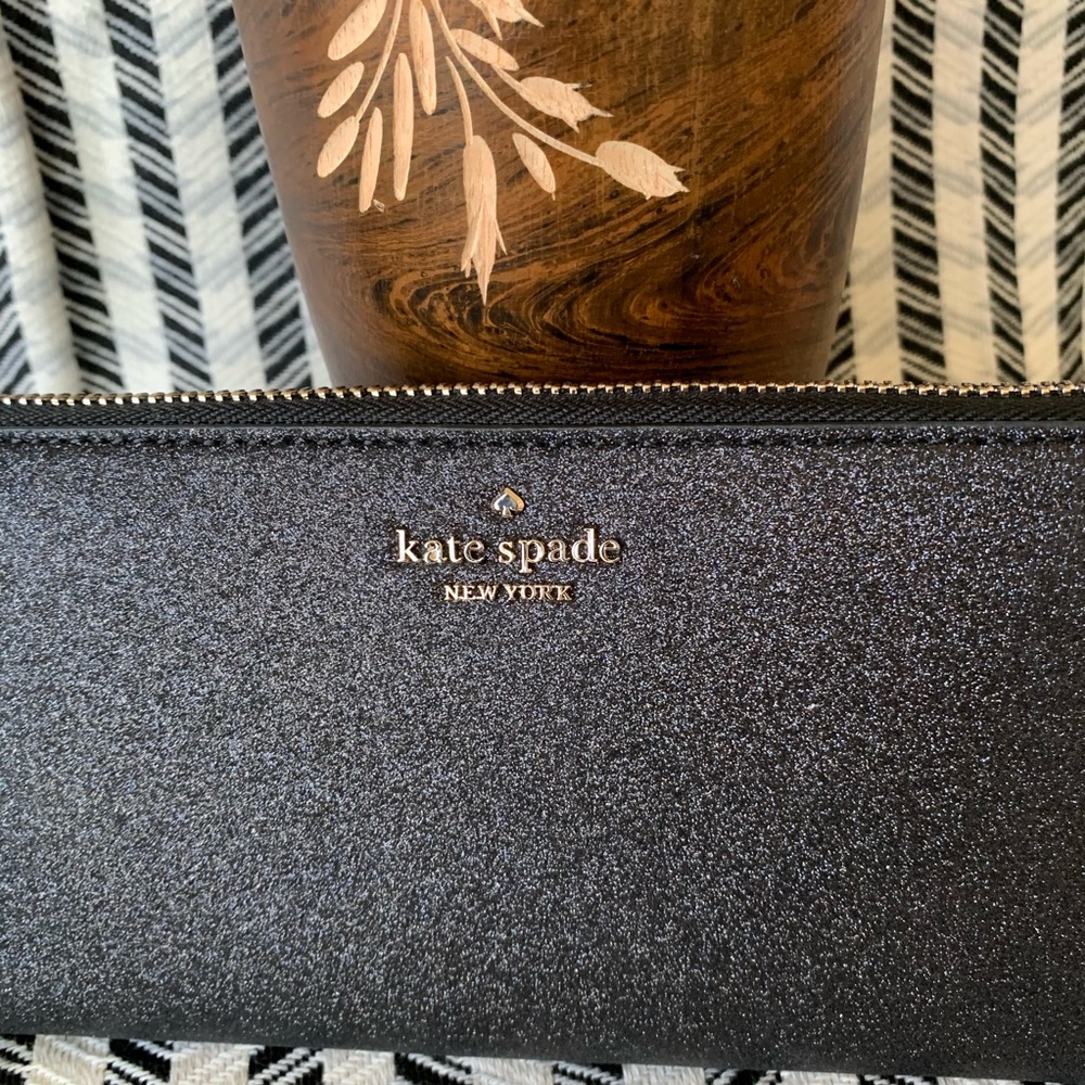 New Kate spade Large continental wallet black - Picture 6 of 6